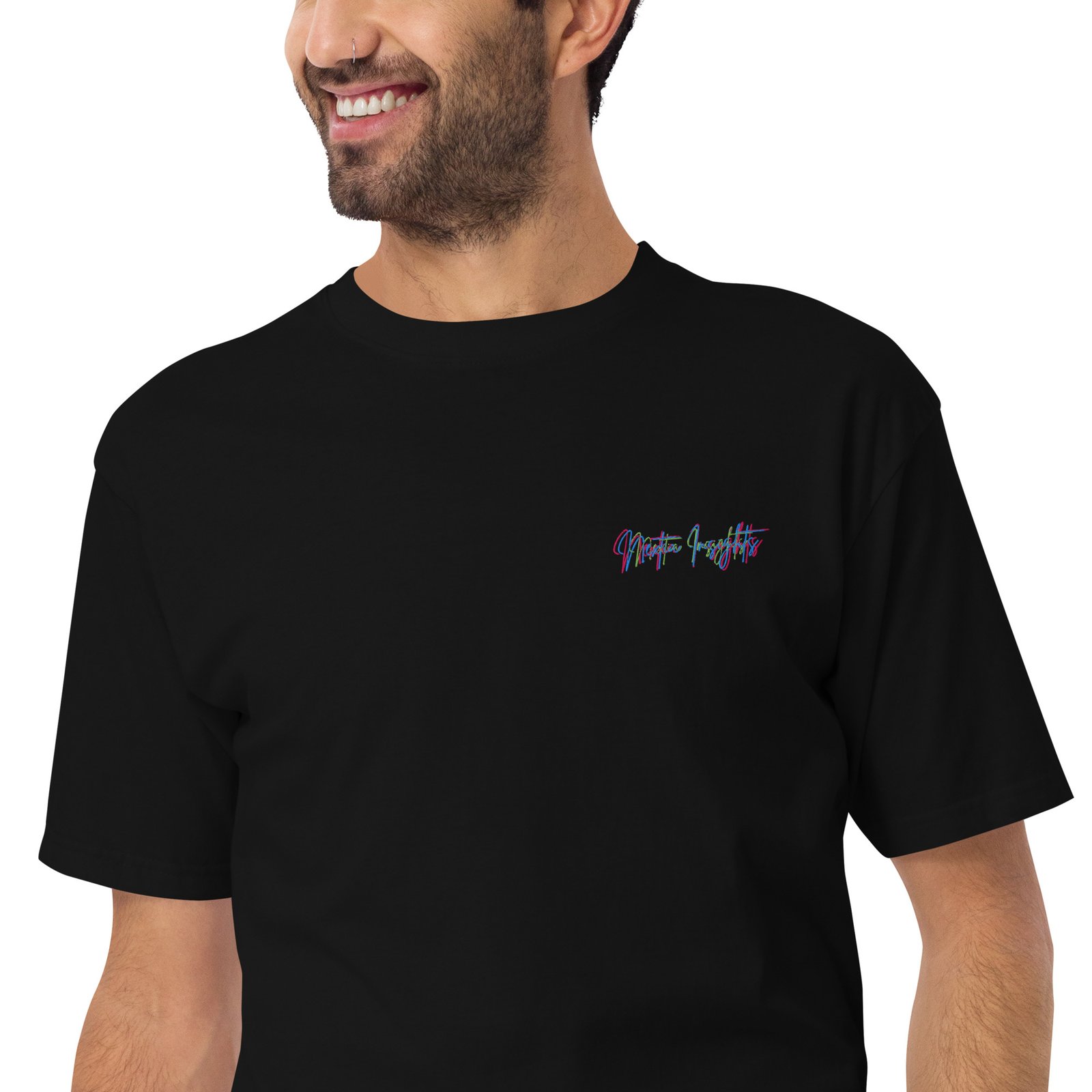 Men’s premium heavyweight tee Nextia Insights - Imagen 4