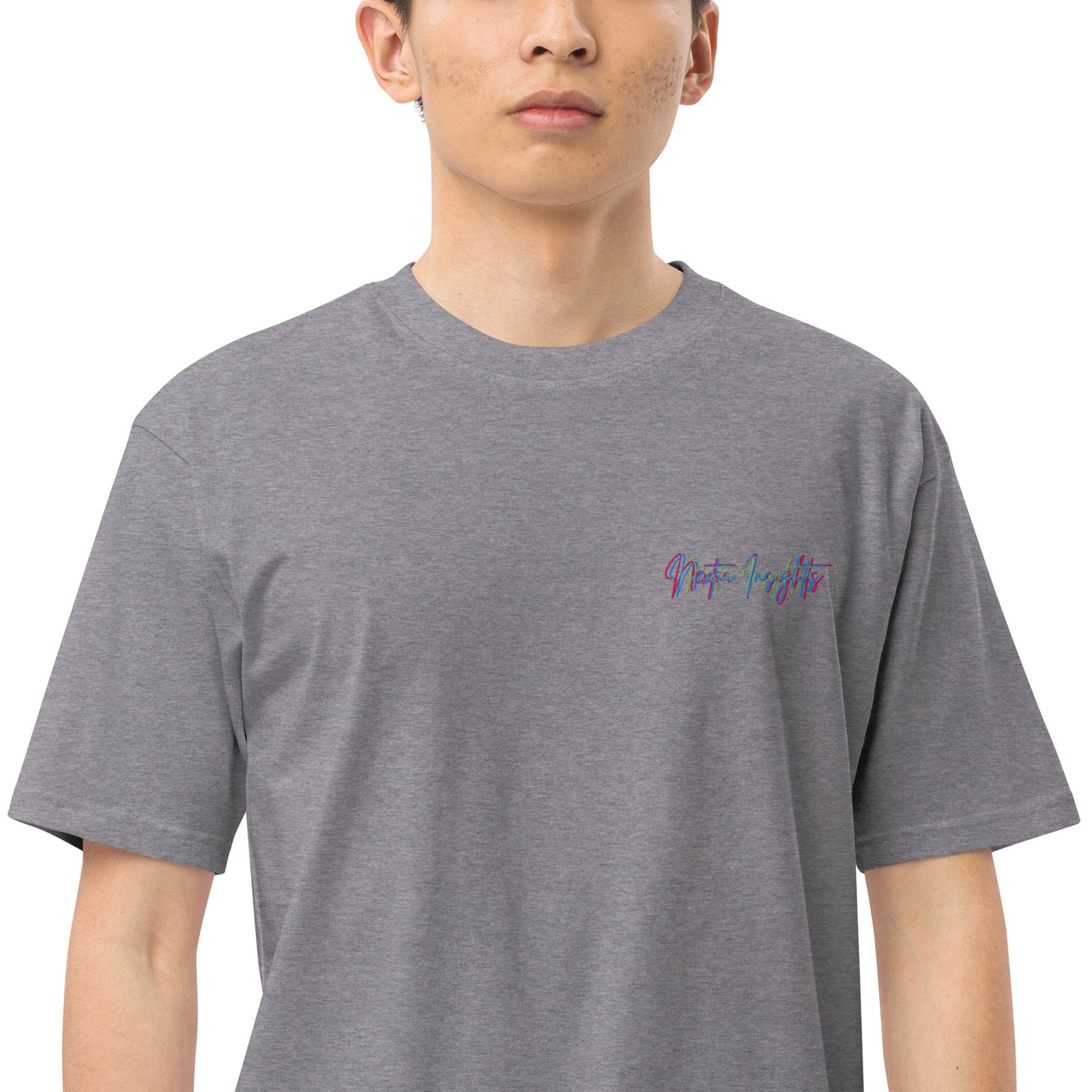 Men’s premium heavyweight tee Nextia Insights - Imagen 7