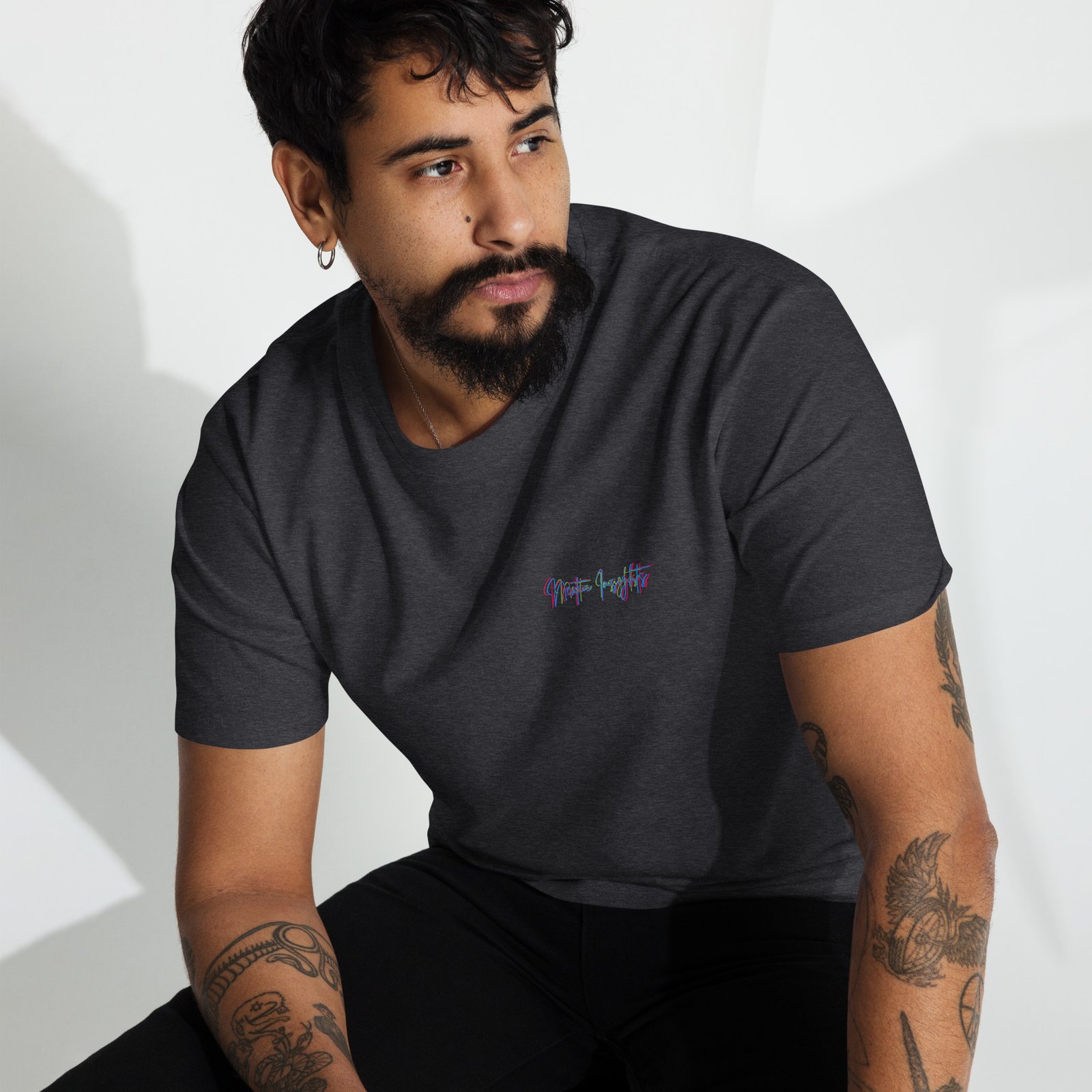 Men’s premium heavyweight tee Nextia Insights - Imagen 5