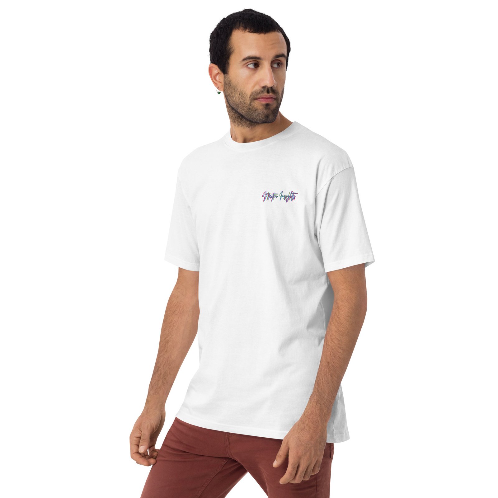 Men’s premium heavyweight tee Nextia Insights - Imagen 10